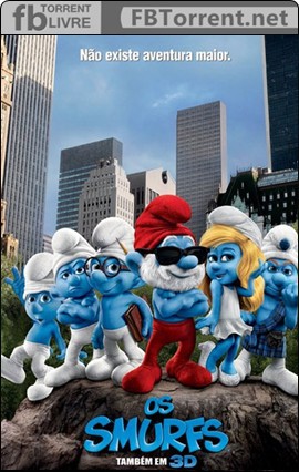 Os Smurfs (2011) 3D Half-SBS Blu-Ray 1080p Dual Áudio 